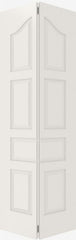 WDMA 12x80 Door (1ft by 6ft8in) Interior Bifold Smooth 7030 MDF 7 Panel Arch Panel Single Door 2