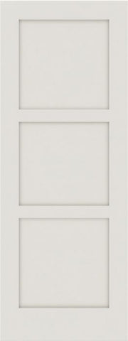 WDMA 12x80 Door (1ft by 6ft8in) Interior Barn Smooth SS 3100 MDF 3 Panel Shaker Single Door 1