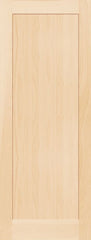 WDMA 12x96 Door (1ft by 8ft) Interior Swing Pine 7910 Wood 1 Panel Contemporary Modern Shaker Single Door 1