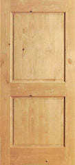 WDMA 15x80 Door (1ft3in by 6ft8in) Interior Swing Knotty Alder S/W-97 2 Panel Single Door 1