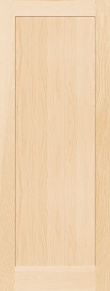 WDMA 15x80 Door (1ft3in by 6ft8in) Interior Barn Pine 7910 Wood 1 Panel Contemporary Modern Shaker Single Door 1