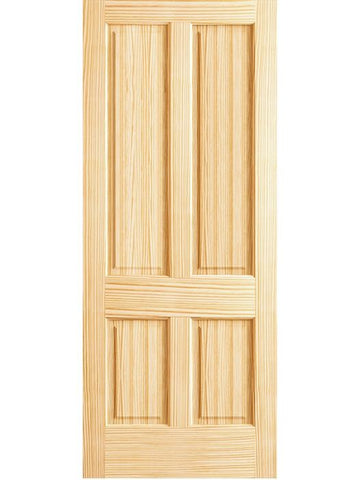 WDMA 18x80 Door (1ft6in by 6ft8in) Interior Barn Pine 4 Panel Radiata  1