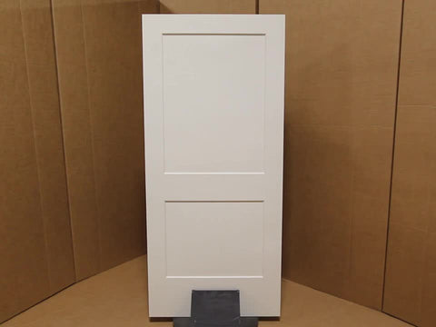 WDMA 18x80 Door (1ft6in by 6ft8in) Interior Barn Smooth 80in Monroe 2 Panel Shaker Solid Core Single Door|1-3/8in Thick 3