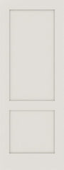 WDMA 18x80 Door (1ft6in by 6ft8in) Interior Swing Smooth 80in Primed 2 Panel Shaker Single Door|1-3/8in Thick 1