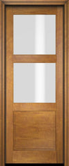 WDMA 18x80 Door (1ft6in by 6ft8in) Interior Barn Mahogany 2 Lite Over Raised Panel Exterior or Single Door 2