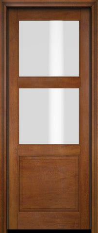 WDMA 18x80 Door (1ft6in by 6ft8in) Interior Barn Mahogany 2 Lite Over Raised Panel Exterior or Single Door 5