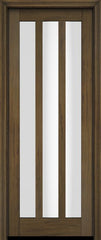 WDMA 18x80 Door (1ft6in by 6ft8in) Interior Barn Mahogany Modern Slim 3 Glass Shaker Exterior or Single Door 3
