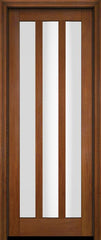 WDMA 18x80 Door (1ft6in by 6ft8in) Interior Barn Mahogany Modern Slim 3 Glass Shaker Exterior or Single Door 4
