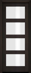WDMA 18x80 Door (1ft6in by 6ft8in) Exterior Barn Mahogany Modern 4 Lite Shaker or Interior Single Door 2