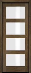 WDMA 18x80 Door (1ft6in by 6ft8in) Exterior Barn Mahogany Modern 4 Lite Shaker or Interior Single Door 3