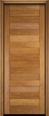 WDMA 18x80 Door (1ft6in by 6ft8in) Interior Swing Mahogany Modern Slim Panel Shaker Exterior or Single Door 2