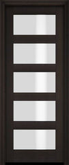 WDMA 18x80 Door (1ft6in by 6ft8in) Exterior Barn Mahogany Modern 5 Lite Shaker or Interior Single Door 2