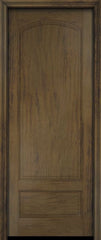 WDMA 18x80 Door (1ft6in by 6ft8in) Interior Swing Mahogany 3/4 Arch Raised Panel Solid Exterior or Single Door 7
