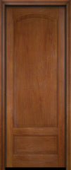 WDMA 18x80 Door (1ft6in by 6ft8in) Interior Swing Mahogany 3/4 Arch Raised Panel Solid Exterior or Single Door 9
