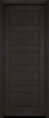 WDMA 18x80 Door (1ft6in by 6ft8in) Interior Swing Mahogany 5 Raised Panel Solid Exterior or Single Door 2