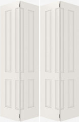 WDMA 20x80 Door (1ft8in by 6ft8in) Interior Swing Smooth 6070 MDF 6 Panel Double Door 2