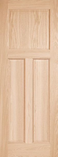 WDMA 24x80 Door (2ft by 6ft8in) Interior Barn Paint grade 203E Wood 3 Panel Arts and Crafts Craftsman Ovolo Single Door 1