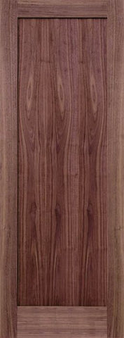 WDMA 24x80 Door (2ft by 6ft8in) Interior Walnut 80in 1 Panel Square Sticking Compression Fit Single Door 1