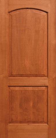 WDMA 24x80 Door (2ft by 6ft8in) Interior Alder 80in Two Panel Soft Arch Ovalo Sticking Single Door 1