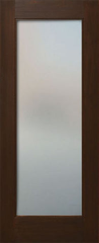 WDMA 24x80 Door (2ft by 6ft8in) Interior Mahogany 80in One Lite Square Sticking w/Reveal Single Door 1