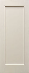 WDMA 24x80 Door (2ft by 6ft8in) Interior Paint grade 80in White Primed One Flat Panel Square Sticking w/Reveal Single Door 1
