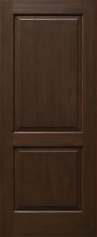 WDMA 24x80 Door (2ft by 6ft8in) Interior Mahogany 80in Two Panel Square Ovalo Sticking Single Door 1