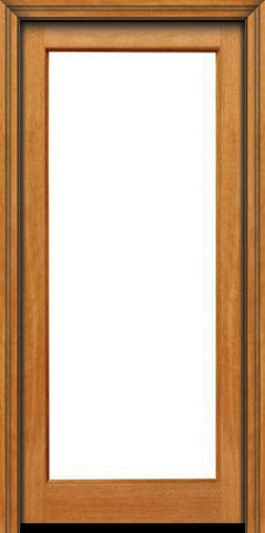 WDMA 24x80 Door (2ft by 6ft8in) Patio Mahogany 80in 1 lite French Single Door IG Glass 1
