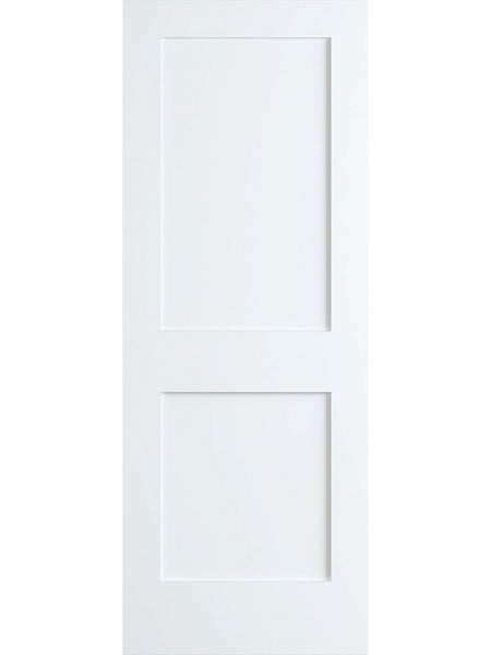 WDMA 24x80 Door (2ft by 6ft8in) Interior Barn Pine 80in Primed 2 Panel Shaker Single Door | 4102 1
