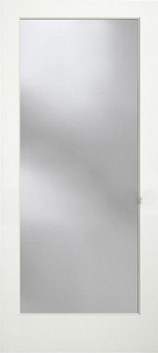 WDMA 24x80 Door (2ft by 6ft8in) Interior Barn Pine 80in Primed Frosted French Single Door | 1501 DI 1
