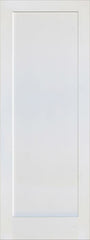 WDMA 24x80 Door (2ft by 6ft8in) Interior Barn Paint grade 1-Panel Solid Shaker Style White Single Door SH-13 1