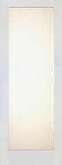 WDMA 24x80 Door (2ft by 6ft8in) Interior Swing Paint grade Full Lite Shaker Style White Single Door w/ Matte Glass SH-14 1