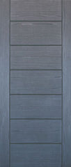 WDMA 24x80 Door (2ft by 6ft8in) Interior Barn Woodgrain Contemporary Modern Ash Gray Single Door MD 15 1