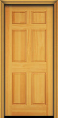 WDMA 24x80 Door (2ft by 6ft8in) Exterior Fir 80in 6 Panel Single Door 1
