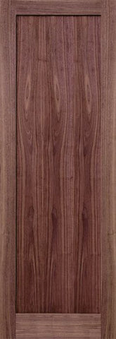 WDMA 24x96 Door (2ft by 8ft) Interior Walnut 96in 1 Panel Square Sticking Compression Fit Single Door 1