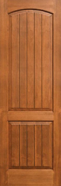 WDMA 24x96 Door (2ft by 8ft) Interior Alder 96in Two Panel Soft Arch Ovalo Sticking w/Panels Single Door 1