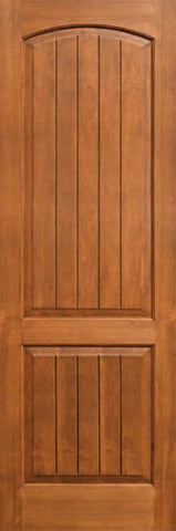 WDMA 24x96 Door (2ft by 8ft) Interior Alder 96in Two Panel Soft Arch Ovalo Sticking w/Panels Single Door 1
