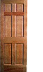 WDMA 24x96 Door (2ft by 8ft) Interior Swing Pine 96in 6 Panel Single Door | 108 1