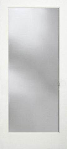 WDMA 24x96 Door (2ft by 8ft) Interior Barn Pine 96in Primed Frosted French Single Door | 1501 DI 1
