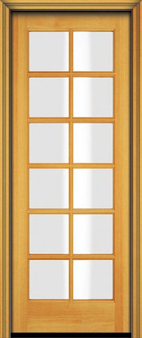 WDMA 24x96 Door (2ft by 8ft) Patio Fir 96in 12 Lite French Single Door 1