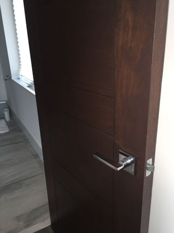 WDMA 24x96 Door (2ft by 8ft) Exterior Mahogany Flush Single Door Contemporary Design 3