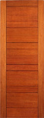 WDMA 24x96 Door (2ft by 8ft) Interior Swing Mahogany RB-01 Contemporary Modern Single Door 1