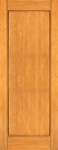 WDMA 24x96 Door (2ft by 8ft) Interior Barn Bamboo BM-30 Contemporary 1 Panel Modern Single Door 1