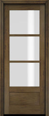 WDMA 26x80 Door (2ft2in by 6ft8in) Exterior Barn Mahogany 3/4 3 Lite TDL or Interior Single Door 3