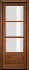 WDMA 26x80 Door (2ft2in by 6ft8in) Exterior Barn Mahogany 3/4 3 Lite TDL or Interior Single Door 4