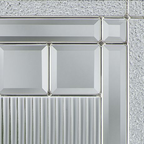 WDMA 30x80 Door (2ft6in by 6ft8in) Exterior Oak Fiberglass Impact Door Full Lite Saratoga 6ft8in 1