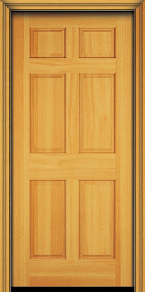 WDMA 30x84 Door (2ft6in by 7ft) Exterior Fir 84in 6 Panel Single Door 1