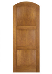 WDMA 30x84 Door (2ft6in by 7ft) Interior Swing Mahogany 3 Panel Arch Top Solid Exterior or Single Door 2