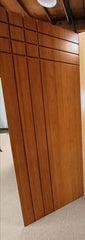 WDMA 30x96 Door (2ft6in by 8ft) Interior Swing Bamboo BM-3 Moderno Flush Panel Grooved Panel Modern Single Door 2