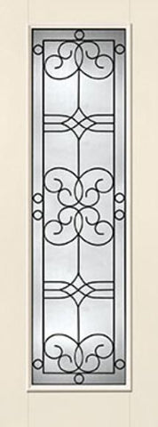 WDMA 30x96 Door (2ft6in by 8ft) Exterior Smooth Salinas 8ft Full Lite W/ Stile Lines Star Single Door 1