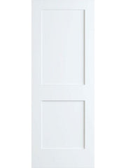WDMA 32x80 Door (2ft8in by 6ft8in) Interior Swing Pine 80in Primed 2 Panel Shaker Single Door | 4102 1